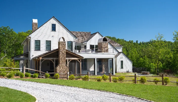 Custom heart-pine carriage house