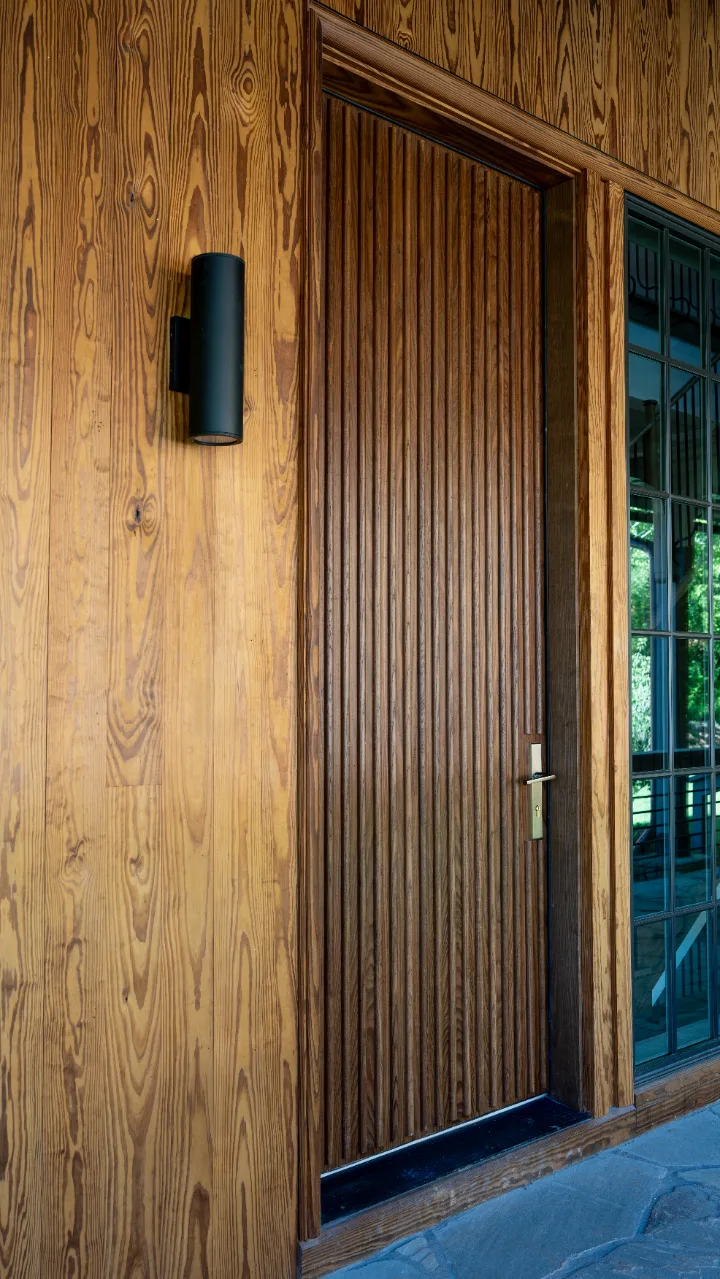 Custom millwork gate detail