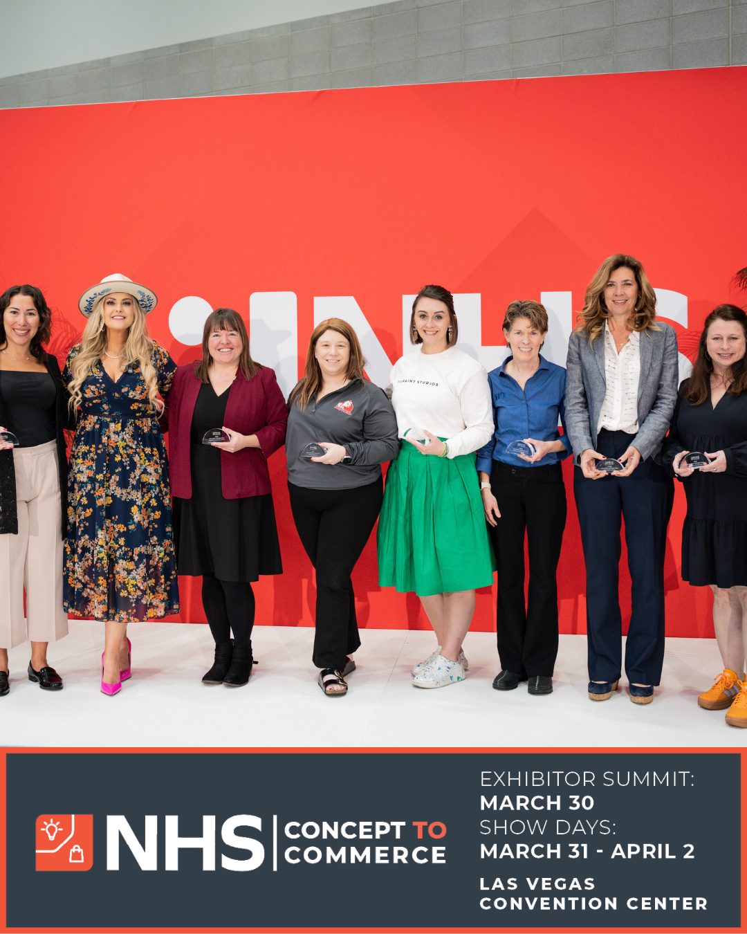 Stefanie Couch with the How Women Rise award winners at NHS C2C