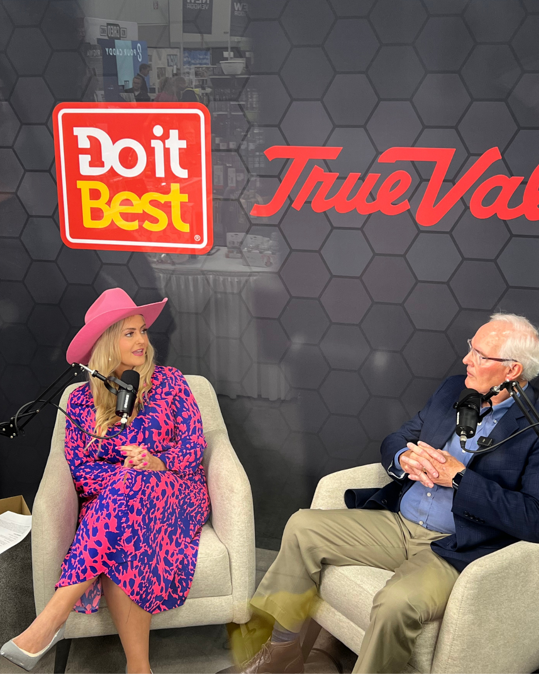 Grit Blueprint podcast activation at the Do it Best Market, Indianapolis