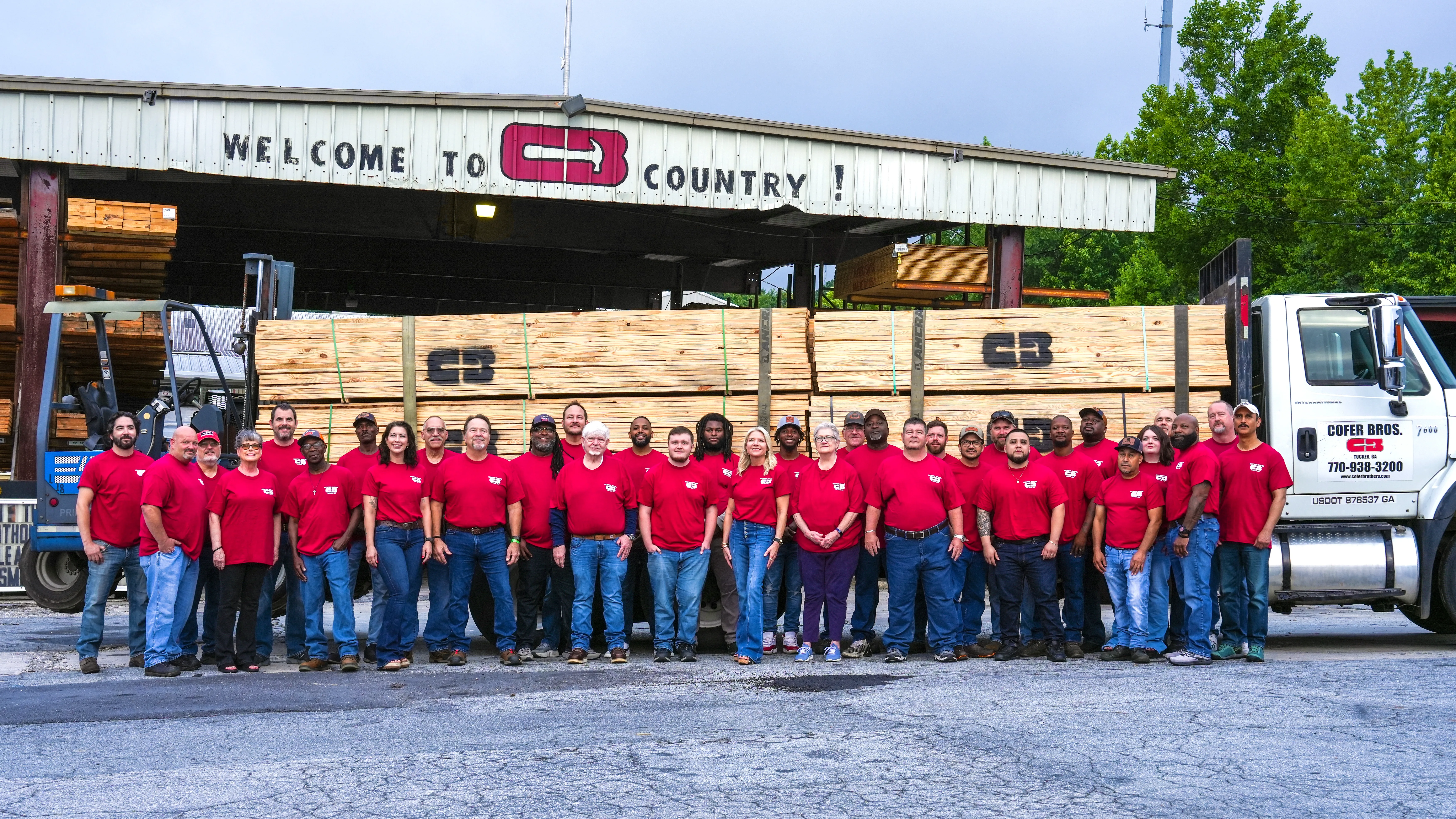 Cofer Brothers team in Tucker, Georgia, photographed by Grit Blueprint