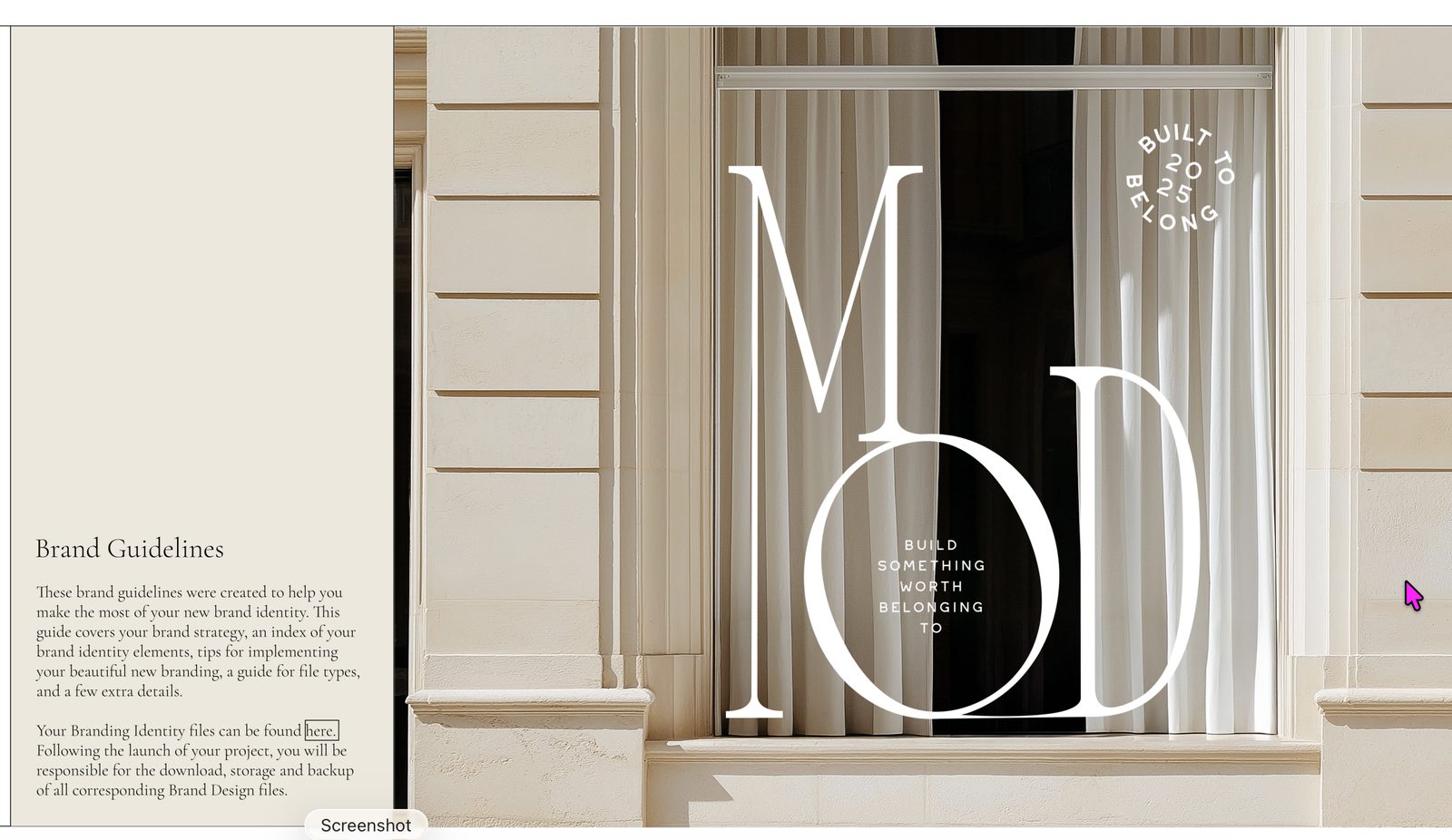 Lew Oliver's Mod Collection brand identity built by Grit Blueprint