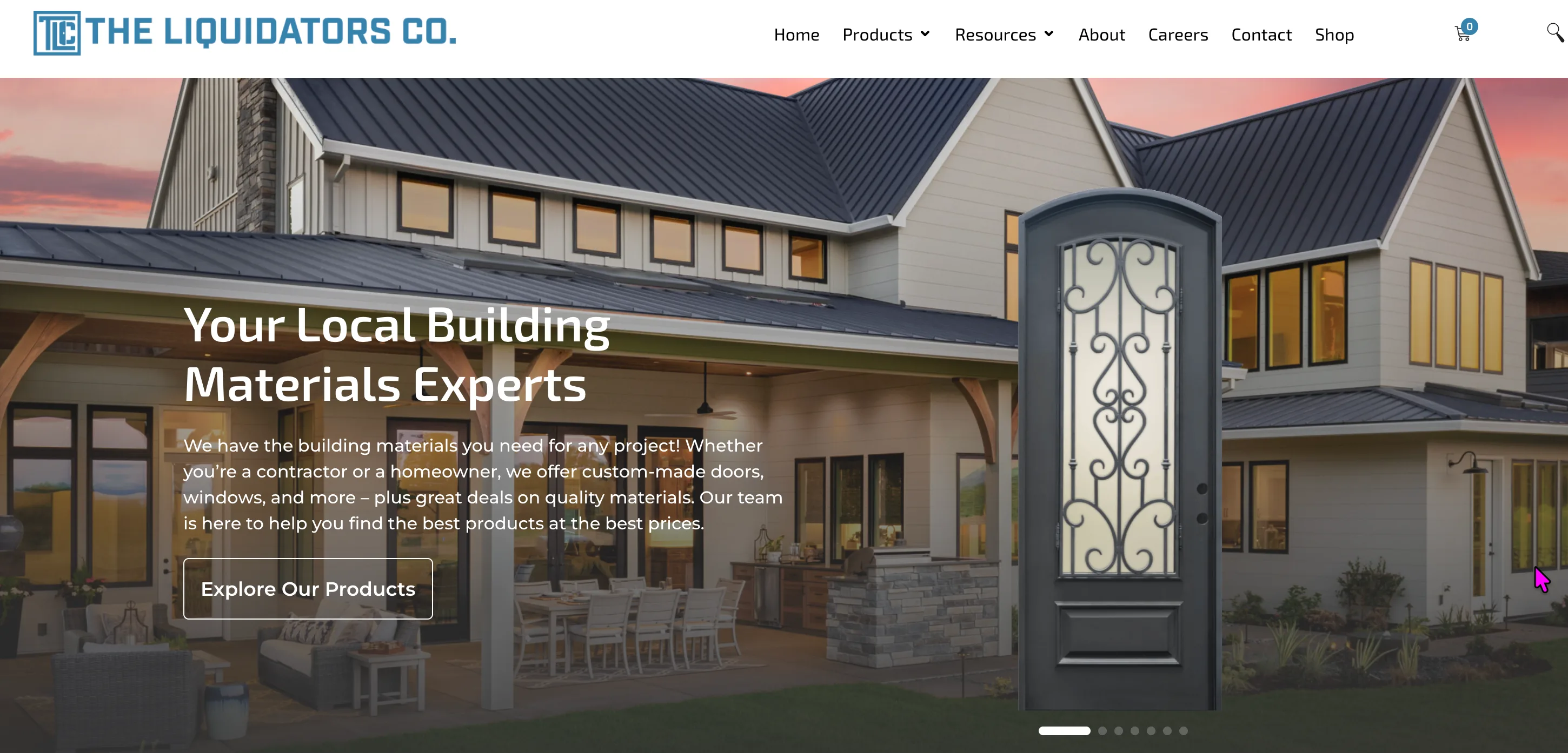 The Liquidators Company website built by Grit Blueprint