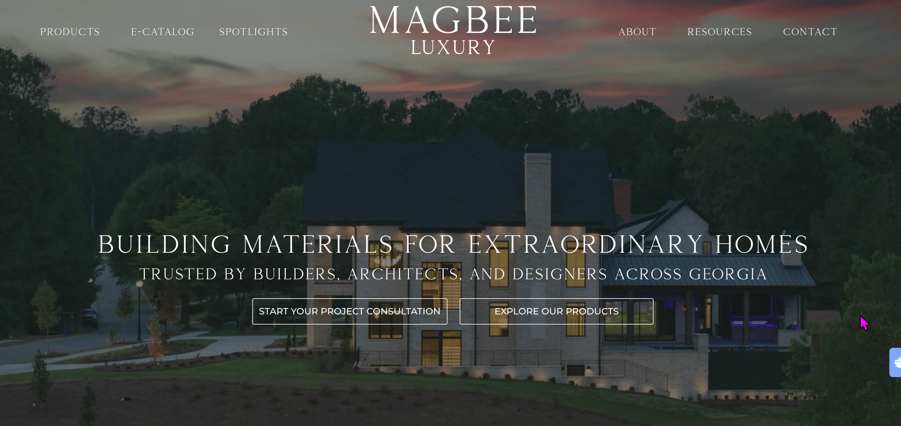 Magbee Luxury website and brand built by Grit Blueprint