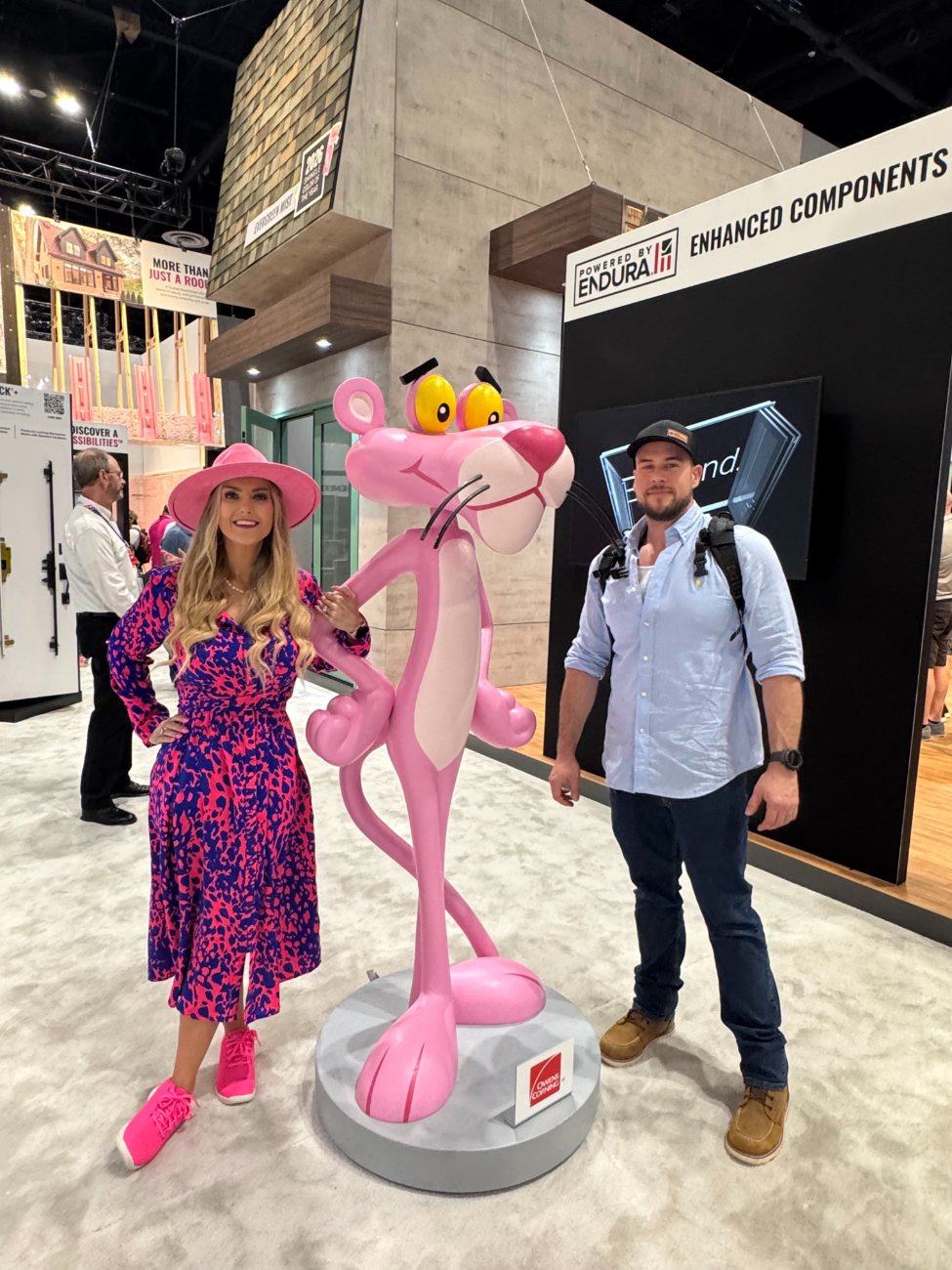 Event floor coverage across the building channel